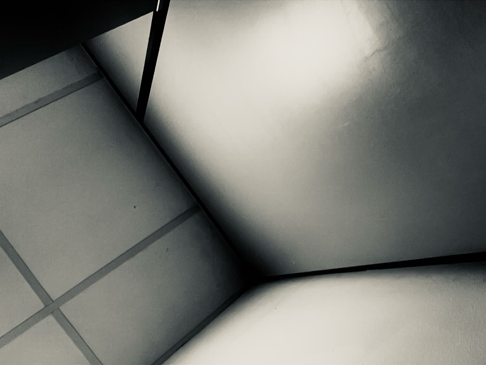 public bathroom ceiling